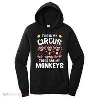Chimpanzee MotherS Day Mum Monkey Circus Funny Cute Gift Women's Hoodie thumb 0