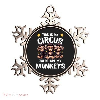 Chimpanzee MotherS Day Mum Monkey Circus Funny Cute Gift Ornament