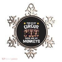 Chimpanzee MotherS Day Mum Monkey Circus Funny Cute Gift Ornament thumb 0