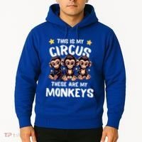 Chimpanzee MotherS Day Mum Monkey Circus Funny Cute Gift Hoodie thumb 2