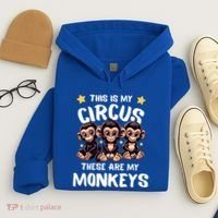 Chimpanzee MotherS Day Mum Monkey Circus Funny Cute Gift Hoodie thumb 4