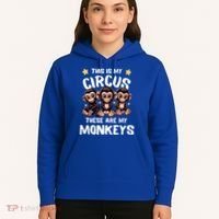 Chimpanzee MotherS Day Mum Monkey Circus Funny Cute Gift Hoodie thumb 5