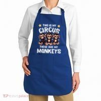 Chimpanzee MotherS Day Mum Monkey Circus Funny Cute Gift Apron thumb 2