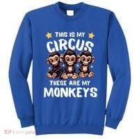 Chimpanzee MotherS Day Mum Monkey Circus Funny Cute Gift Sweatshirt thumb 0