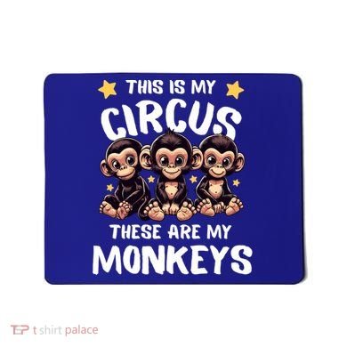 Chimpanzee MotherS Day Mum Monkey Circus Funny Cute Gift Mousepad