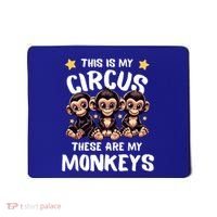Chimpanzee MotherS Day Mum Monkey Circus Funny Cute Gift Mousepad thumb 0
