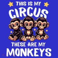 Chimpanzee MotherS Day Mum Monkey Circus Funny Cute Gift Mousepad thumb 1