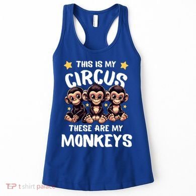 Chimpanzee MotherS Day Mum Monkey Circus Funny Cute Gift Women's Tank Top