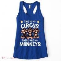 Chimpanzee MotherS Day Mum Monkey Circus Funny Cute Gift Women's Tank Top thumb 0