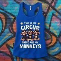 Chimpanzee MotherS Day Mum Monkey Circus Funny Cute Gift Women's Tank Top thumb 3