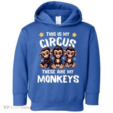 Chimpanzee MotherS Day Mum Monkey Circus Funny Cute Gift Toddler Hoodie