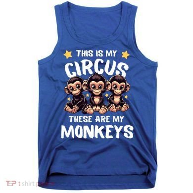 Chimpanzee MotherS Day Mum Monkey Circus Funny Cute Gift Tank Top