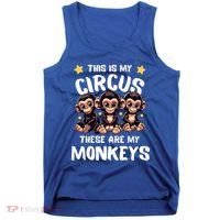 Chimpanzee MotherS Day Mum Monkey Circus Funny Cute Gift Tank Top thumb 0