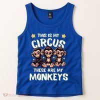 Chimpanzee MotherS Day Mum Monkey Circus Funny Cute Gift Tank Top thumb 2