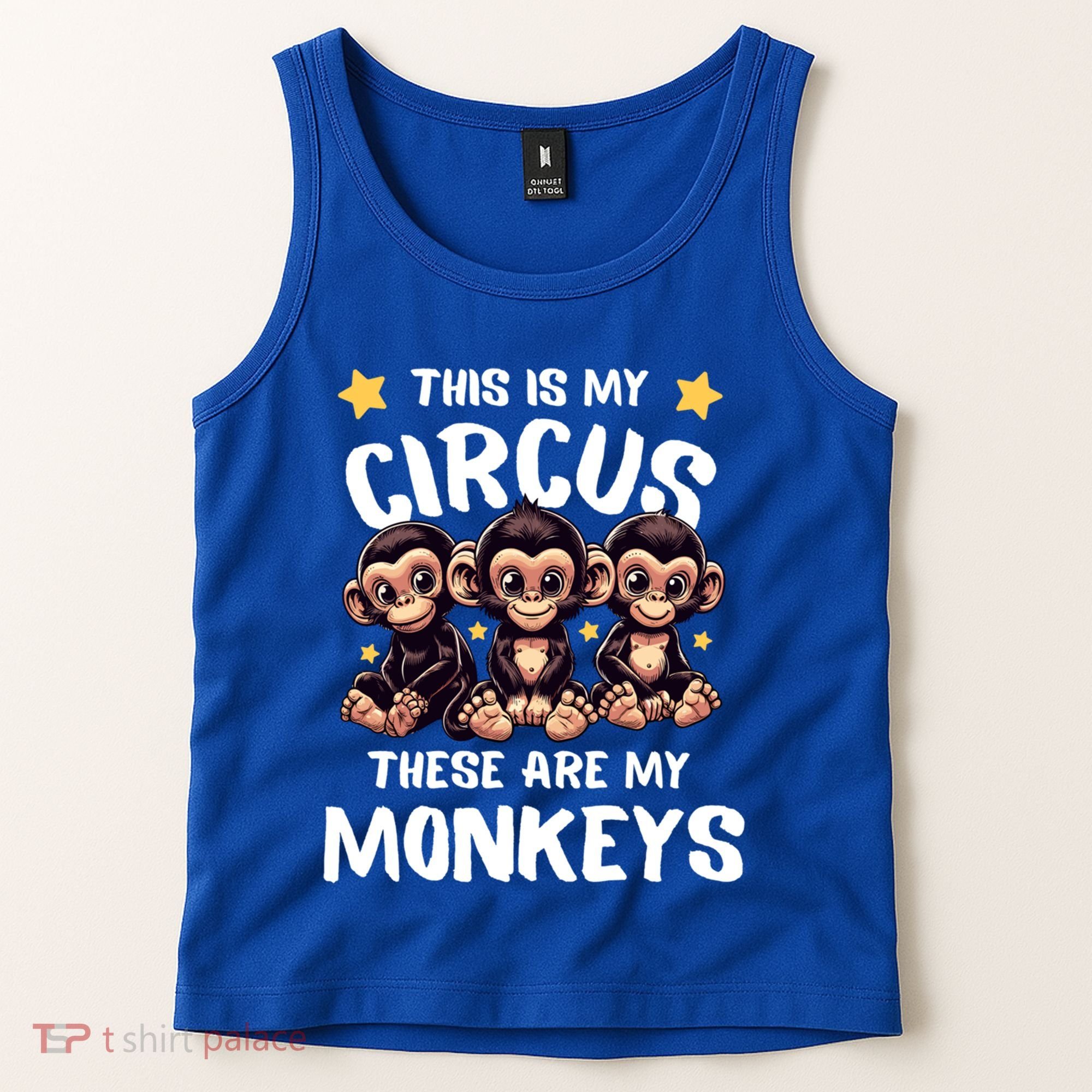 Chimpanzee MotherS Day Mum Monkey Circus Funny Cute Gift Tank Top