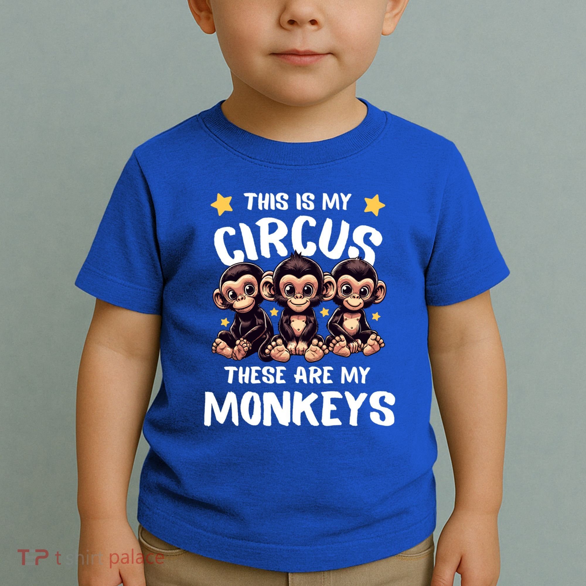 Chimpanzee MotherS Day Mum Monkey Circus Funny Cute Gift Toddler T-Shirt