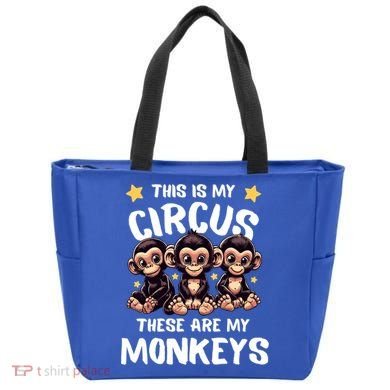 Chimpanzee MotherS Day Mum Monkey Circus Funny Cute Gift Tote Bag