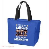Chimpanzee MotherS Day Mum Monkey Circus Funny Cute Gift Tote Bag thumb 3
