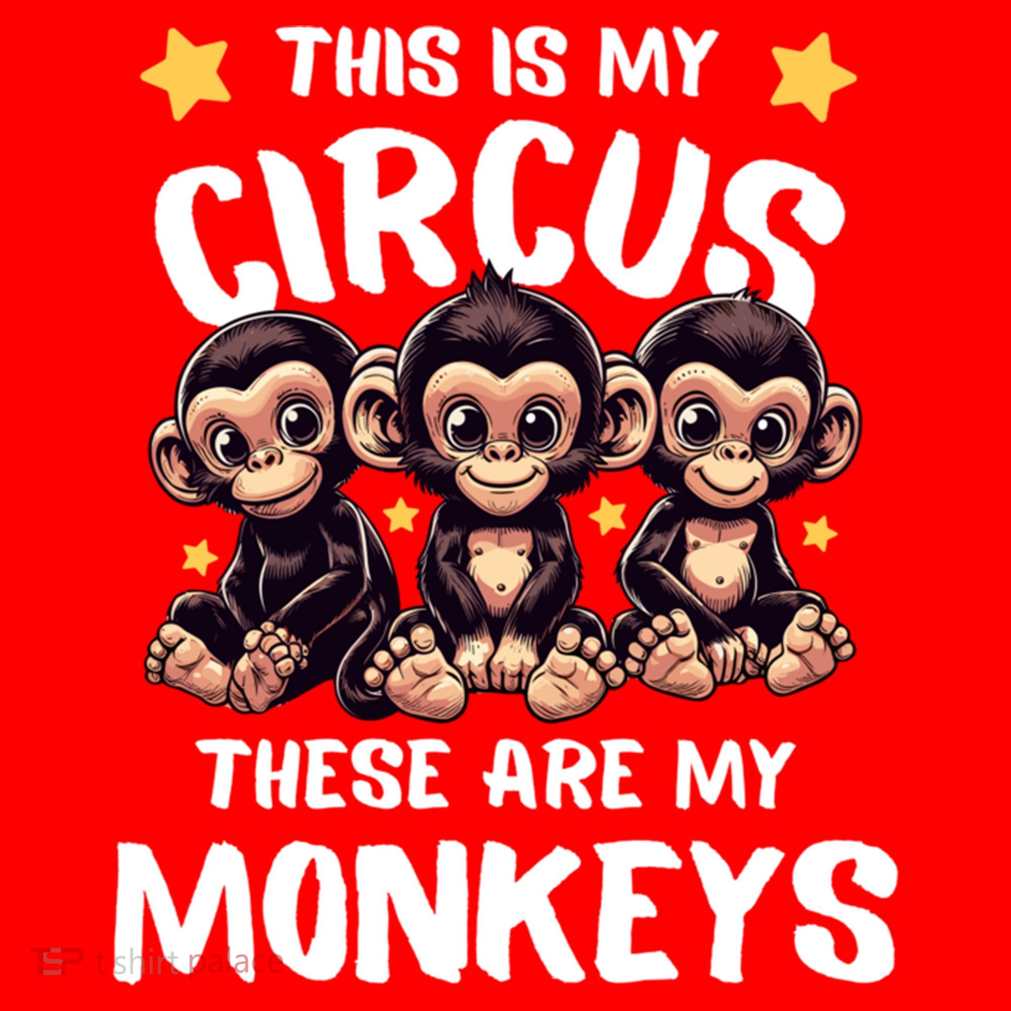 Chimpanzee MotherS Day Mum Monkey Circus Funny Cute Gift Santa Hat