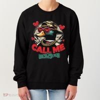 Call Me Duck Hunting Retro ValentineS Day Women's Sweatshirt thumb 0