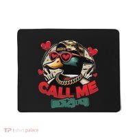 Call Me Duck Hunting Retro ValentineS Day Mousepad thumb 0