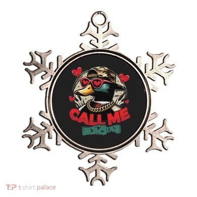 Call Me Duck Hunting Retro ValentineS Day Ornament