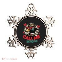 Call Me Duck Hunting Retro ValentineS Day Ornament thumb 0