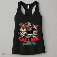 Call Me Duck Hunting Retro ValentineS Day Women's Tank Top thumb 3