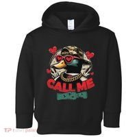 Call Me Duck Hunting Retro ValentineS Day Toddler Hoodie thumb 0