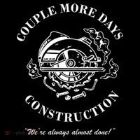 Couple More Days Construction We're Always Almost Done Funny Visor thumb 3