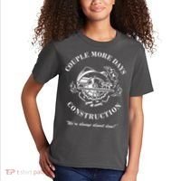 Couple More Days Construction We're Always Almost Done Funny Kids T-Shirt thumb 2