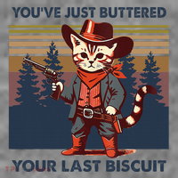Cat Mom Dad YouVe Just Buttered Your Last Biscuit Cowboy Toddler Hoodie thumb 2