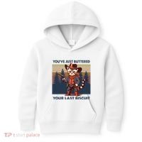 Cat Mom Dad YouVe Just Buttered Your Last Biscuit Cowboy Kids Hoodie thumb 0