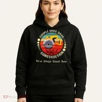 Couple More Days Construction We’re Always Almost Done Retro Hoodie thumb 5