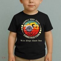 Couple More Days Construction We’re Always Almost Done Retro Toddler T-Shirt thumb 2