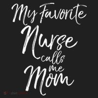 Cute MotherS Day Gift My Favorite Nurse Calls Me Mom Gift Beanie thumb 2