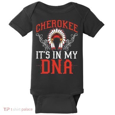Cherokee My Dna Native Americans Design Baby Bodysuit