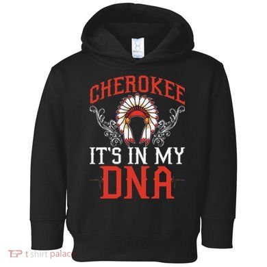 Cherokee My Dna Native Americans Design Toddler Hoodie