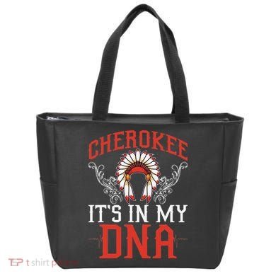 Cherokee My Dna Native Americans Design Tote Bag