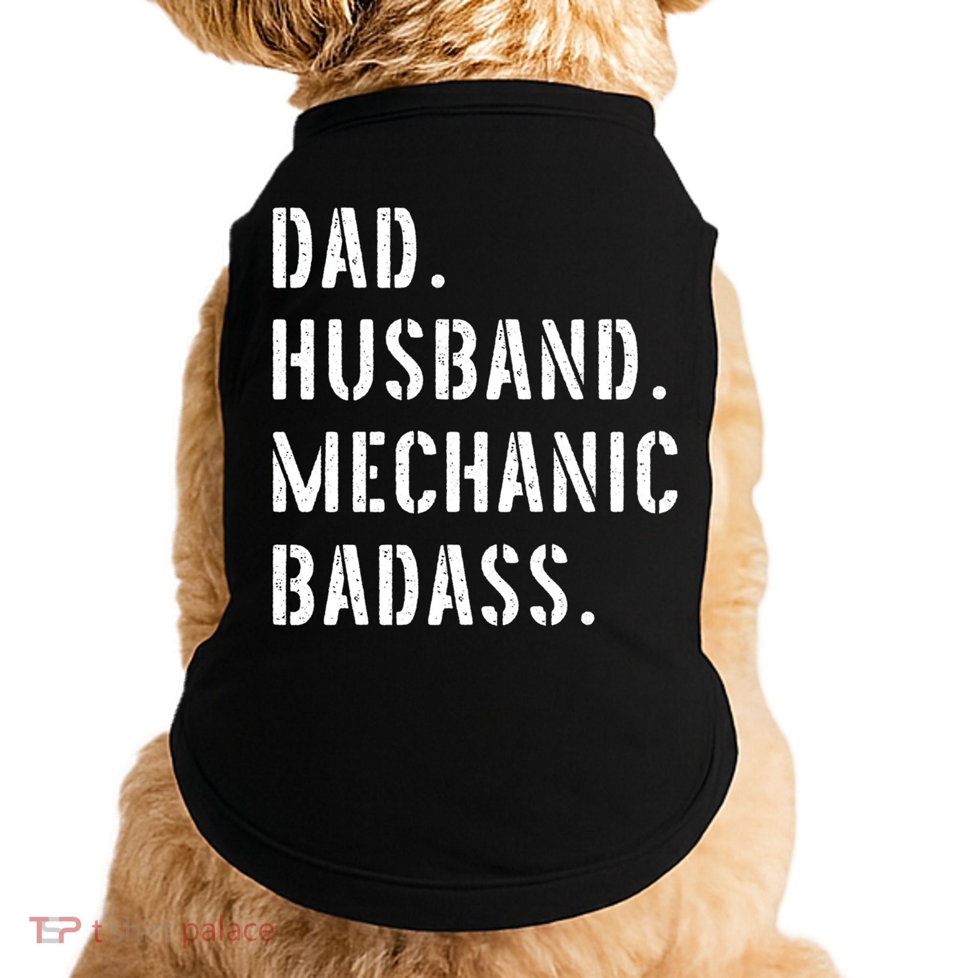 Car Mechanic Dad Funny Gift From Daughter Son Wife Gift Doggie Tank