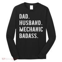 Car Mechanic Dad Funny Gift From Daughter Son Wife Gift Long Sleeve Shirt thumb 0