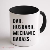 Car Mechanic Dad Funny Gift From Daughter Son Wife Gift Coffee Mug thumb 1