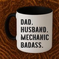 Car Mechanic Dad Funny Gift From Daughter Son Wife Gift Coffee Mug thumb 2
