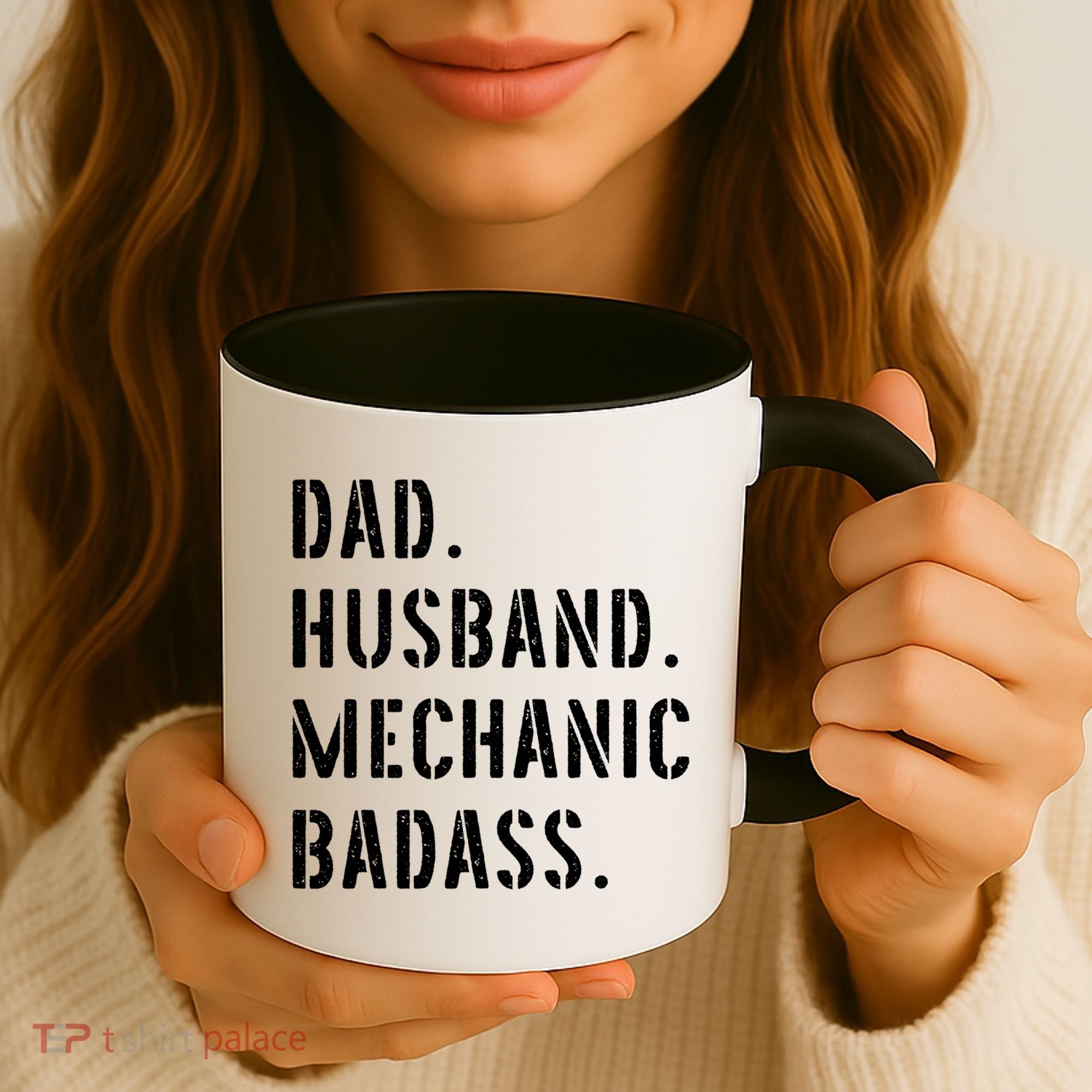 Car Mechanic Dad Funny Gift From Daughter Son Wife Gift Coffee Mug