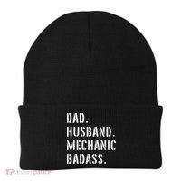 Car Mechanic Dad Funny Gift From Daughter Son Wife Gift Beanie thumb 0