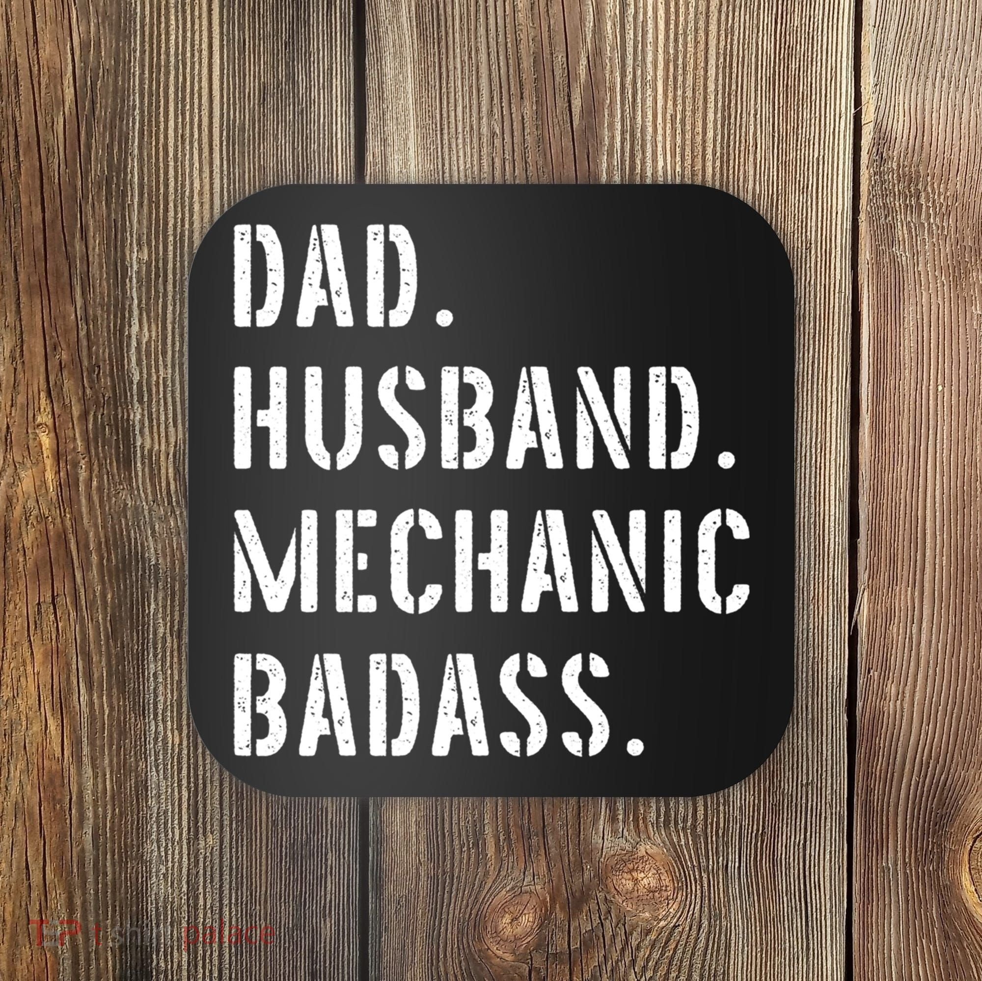 Car Mechanic Dad Funny Gift From Daughter Son Wife Gift Coaster