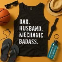 Car Mechanic Dad Funny Gift From Daughter Son Wife Gift Tank Top thumb 4