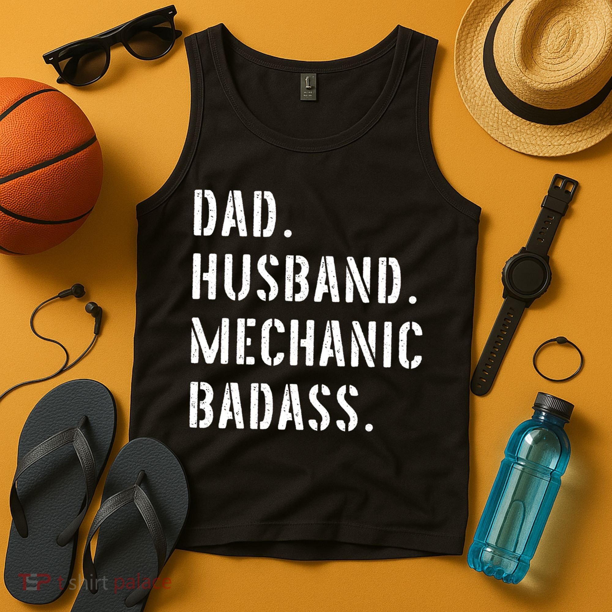 Car Mechanic Dad Funny Gift From Daughter Son Wife Gift Tank Top