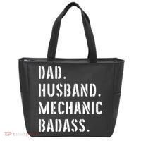 Car Mechanic Dad Funny Gift From Daughter Son Wife Gift Tote Bag thumb 0