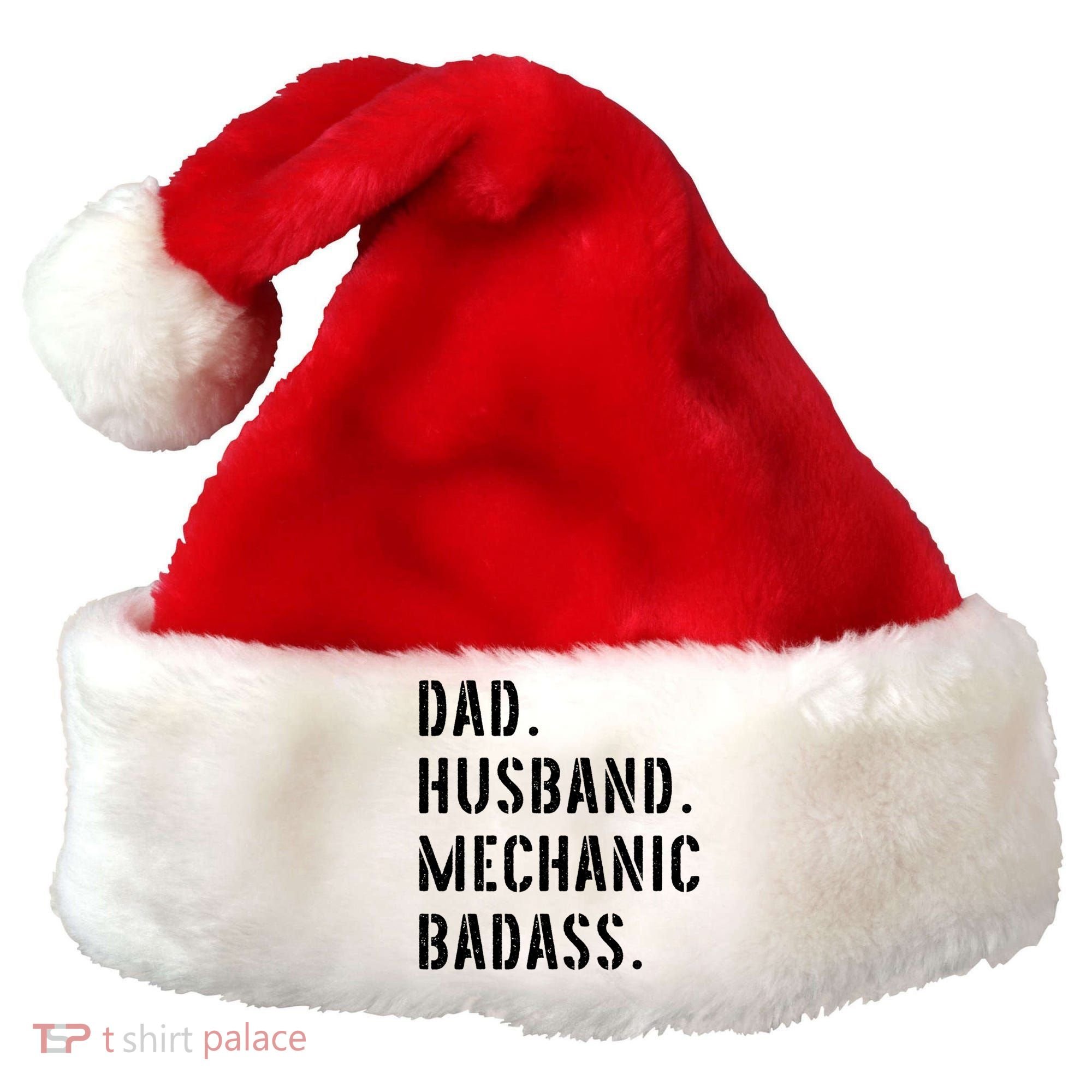 Car Mechanic Dad Funny Gift From Daughter Son Wife Gift Santa Hat
